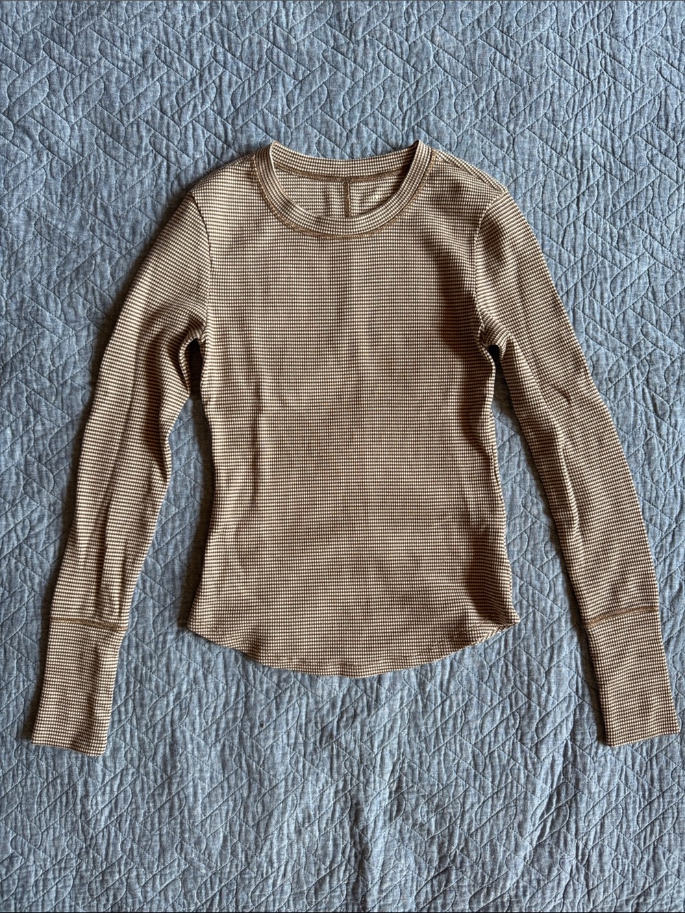American Eagle Ribbed Long-Sleeve Top
